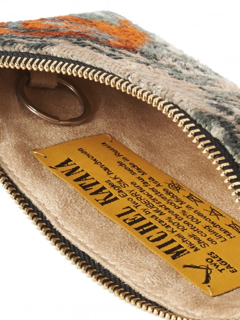 Шелковая (Бахмаль) ключница Grand (L) OCULI TERAE! (Глаза земли!) Key_OCULI TERAE!/L